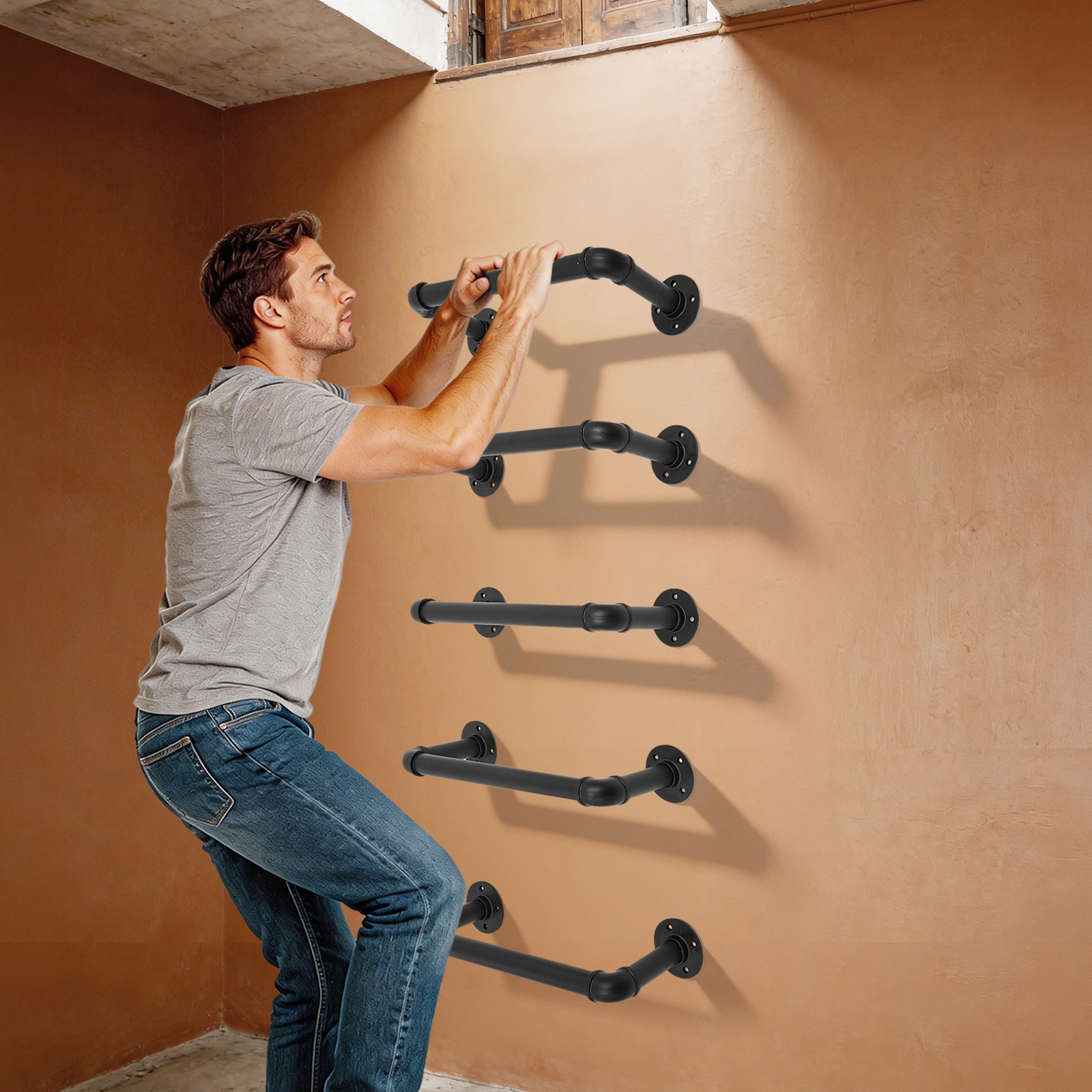 5 Pcs Wall Mounted Emergency E - Fire Escape Ladder avaliação e preço