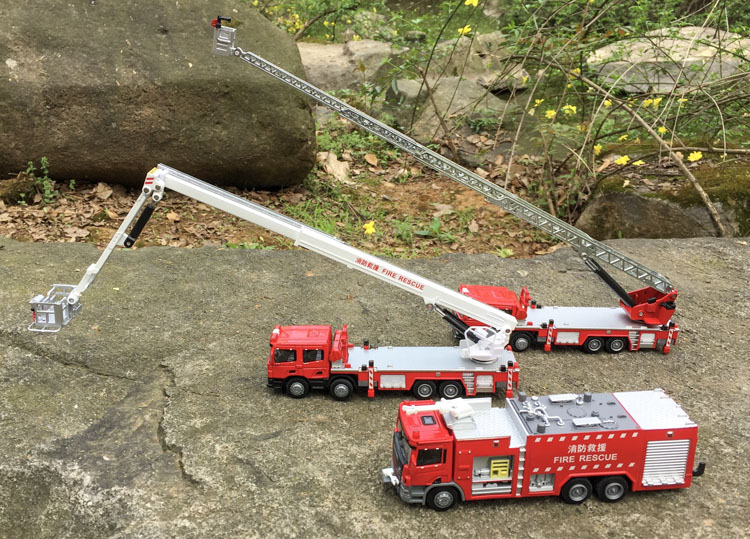 1:50 alloy engineering vehicle - Fire Escape Ladder avaliação e preço