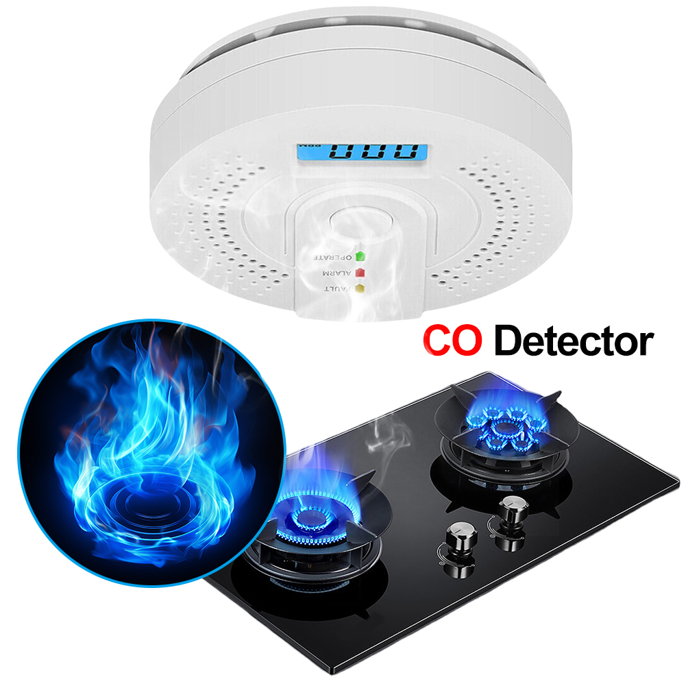 Digital Carbon Monoxide Detect - Smoke Detector Interconnected avaliação e preço