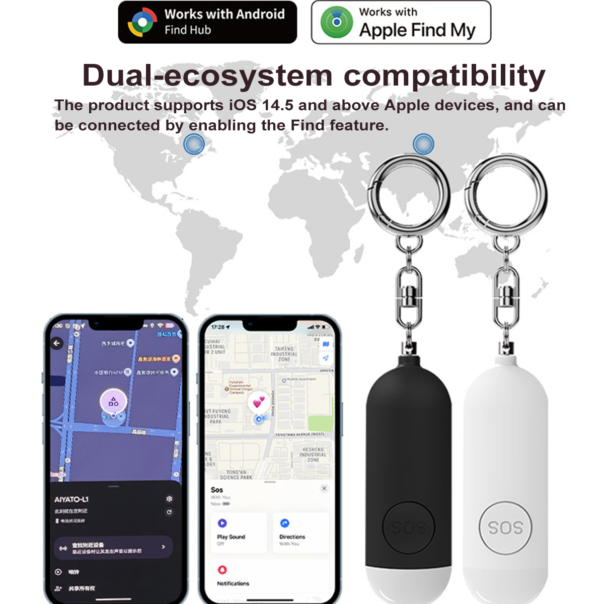 Self Defense Alarm LED Light R - Personal Alarm Keychain avaliação e preço