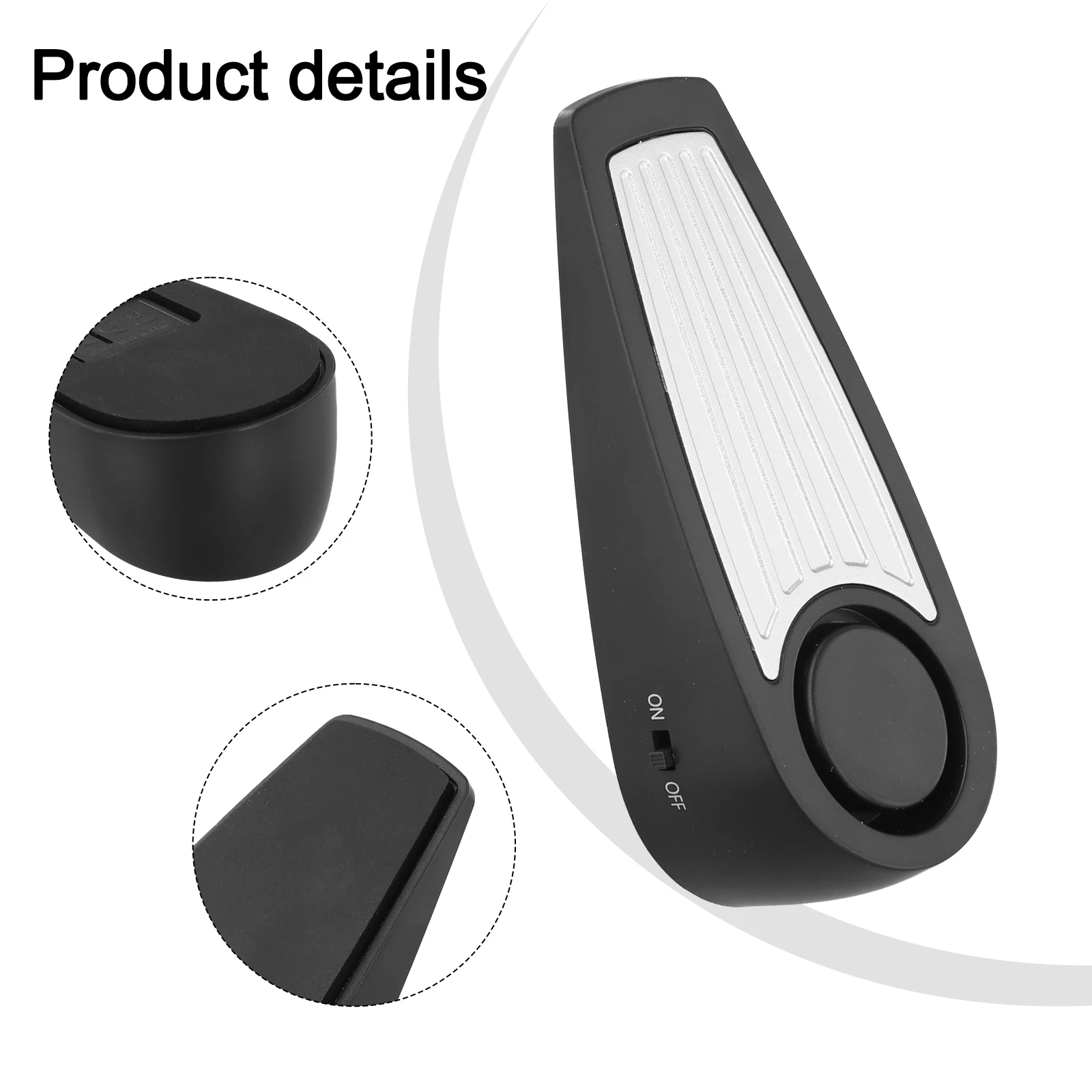 Alarm White Portable Doorstop  - Door Stop Alarm avaliação e preço