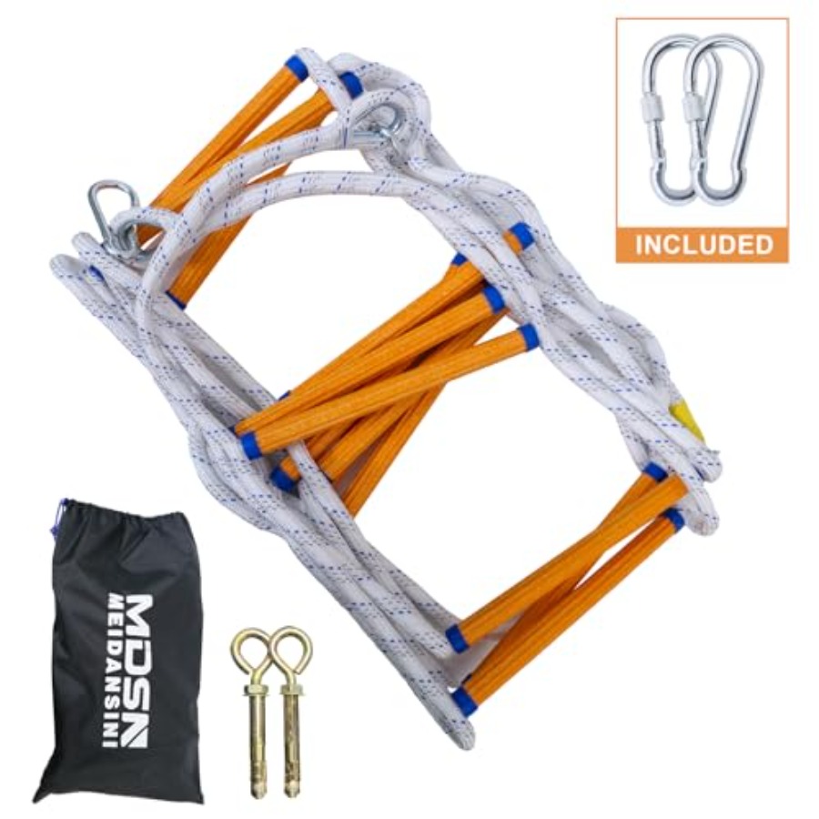 Rope Ladder, 49 Feet Emergency - Fire Escape Ladder avaliação e preço