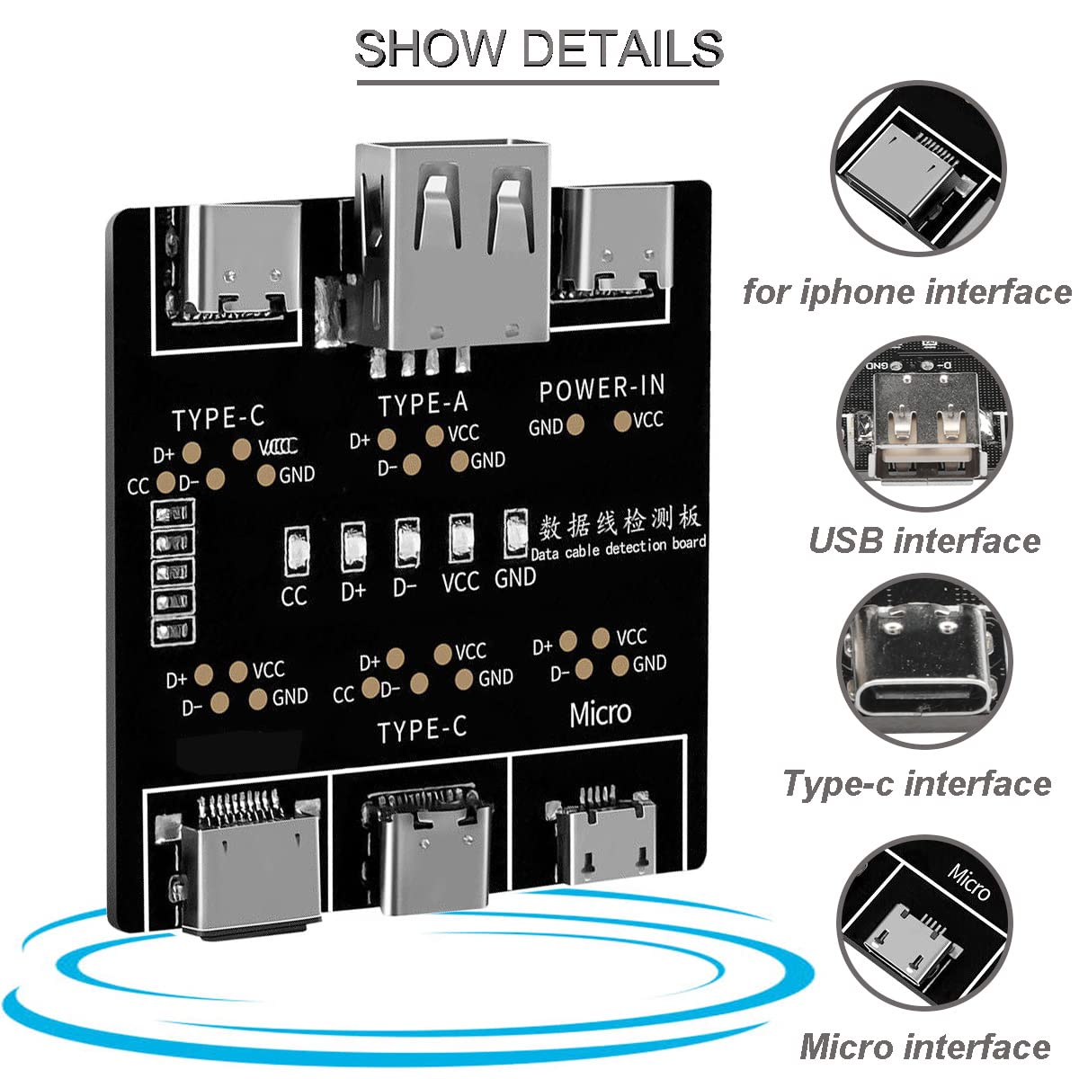 DT3 Data Cable Detection Board - Co Detector Plug avaliação e preço