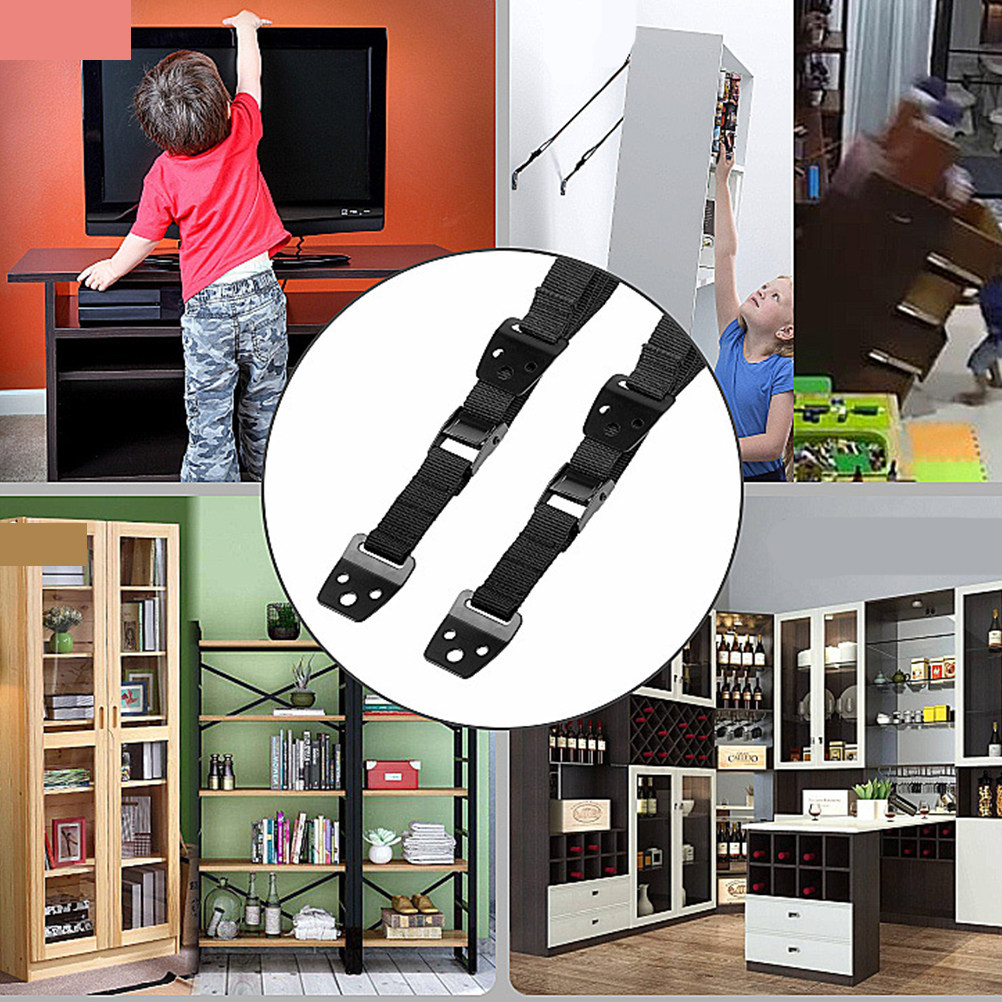 Heavy Duty TV Safety Anti-Tip  - Earthquake Anchor Strap avaliação e preço