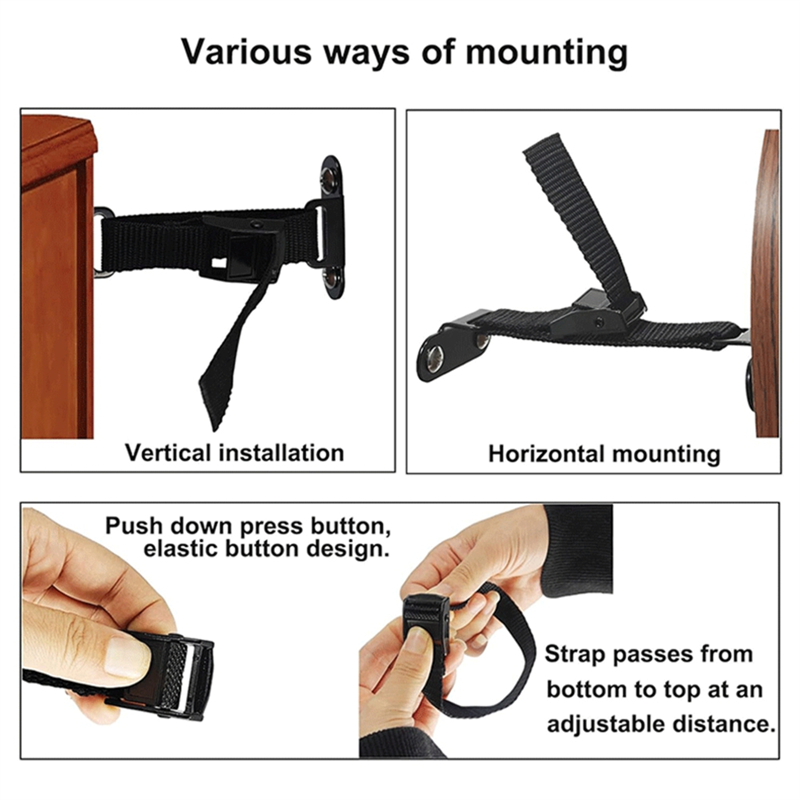 FYBL-Wall Anchor For Furniture - Earthquake Anchor Strap avaliação e preço