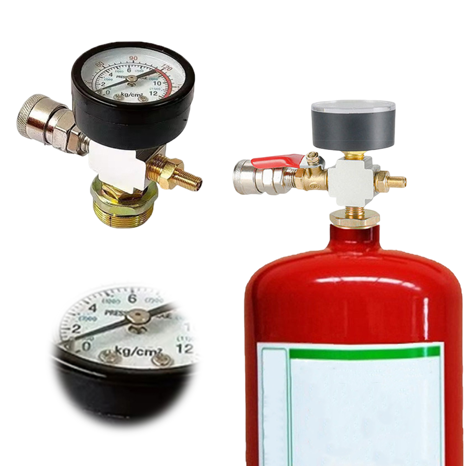 Small Air Tank Pressures Adapt - Fire Extinguisher Small avaliação e preço