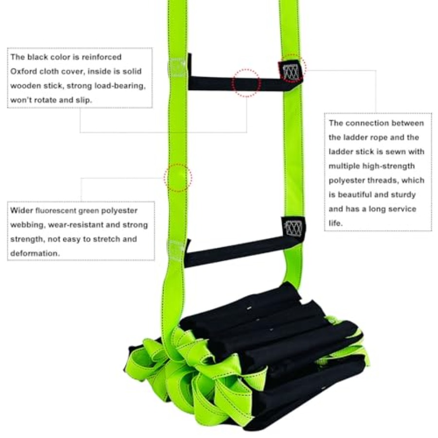 Fire Escape Ladder with 2 Heav - Fire Escape Ladder avaliação e preço