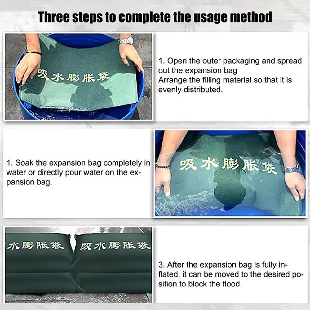 1Pcs Reusable Water Absorbent  - Flood Barrier Bag avaliação e preço