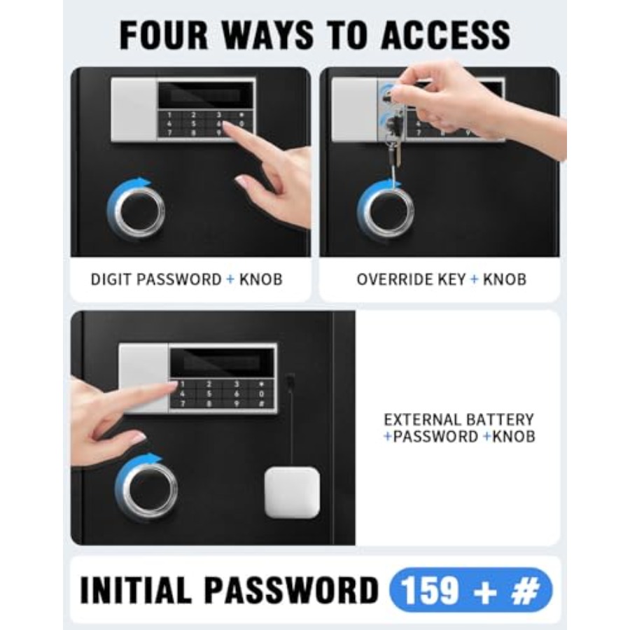 8.4 CuFt Heavy Duty Home Safe  - Lockbox Key Secure avaliação e preço