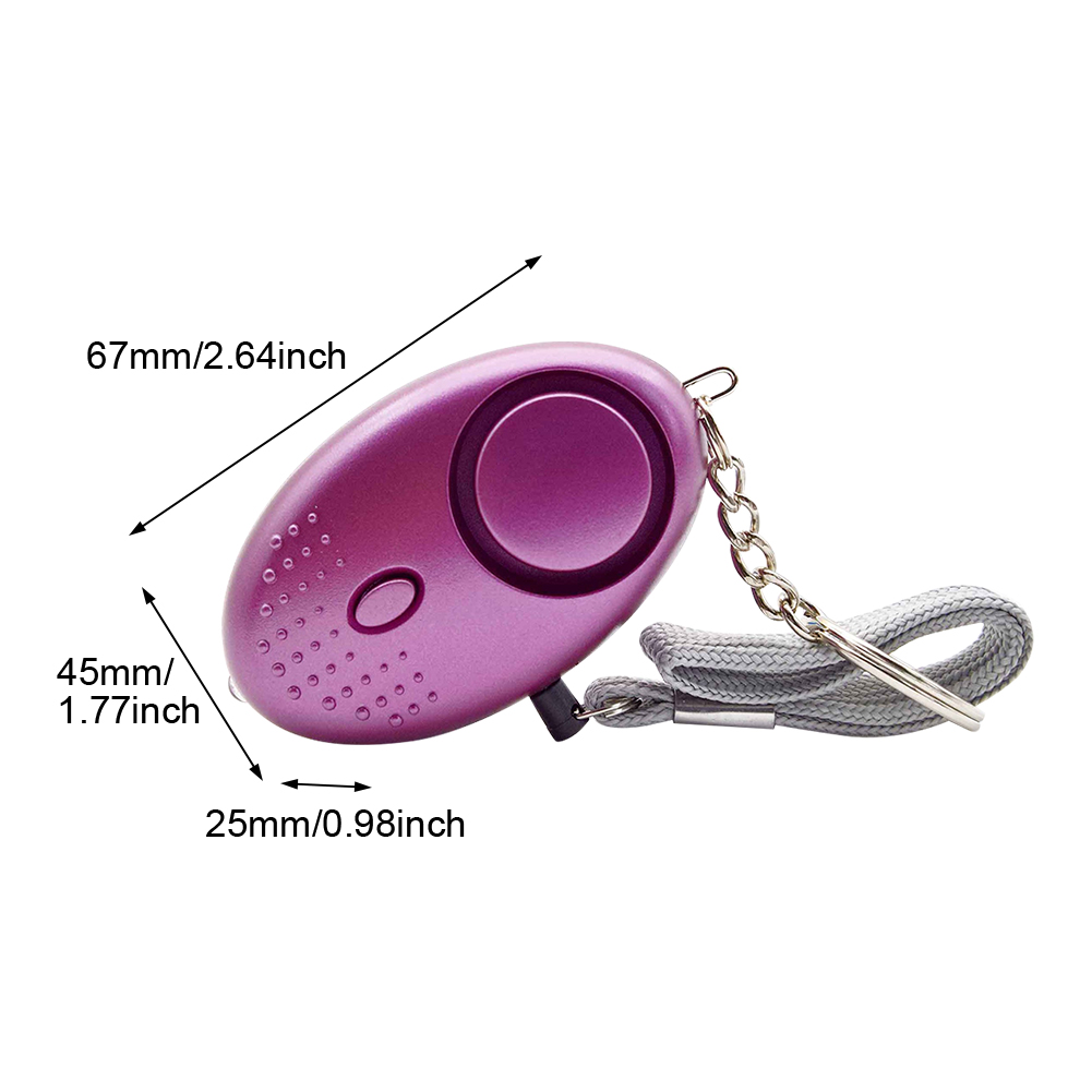 130DB Siren Song LED Portable  - Personal Alarm Keychain avaliação e preço