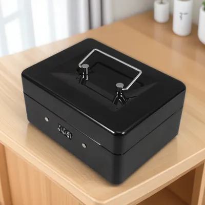 Small Lockable Steel Cash Box  - Lockbox Key Secure avaliação e preço