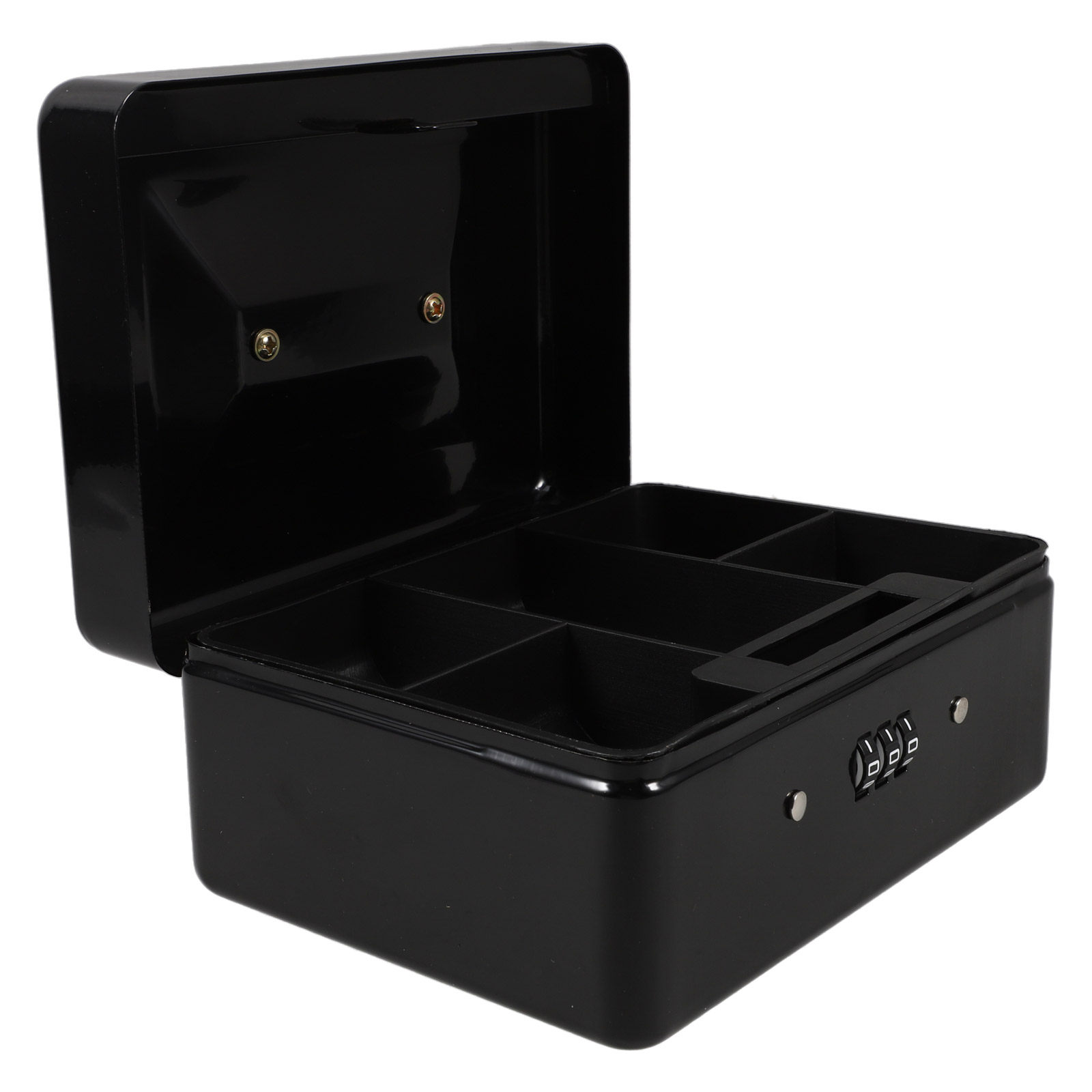 Small Lockable Steel Cash Box  - Lockbox Key Secure avaliação e preço