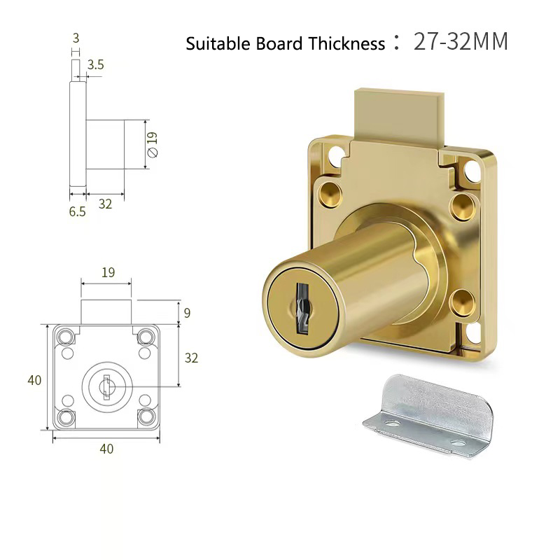 Yutoko High-grade Desk Drawer  - Medicine Cabinet Lock avaliação e preço