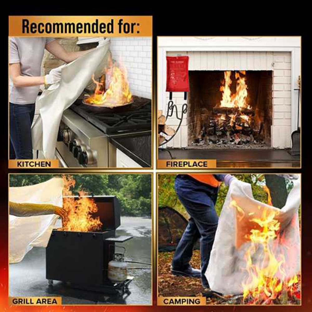 AED2-Emergency Fire Blanket, F - Fire Blanket Kitchen avaliação e preço