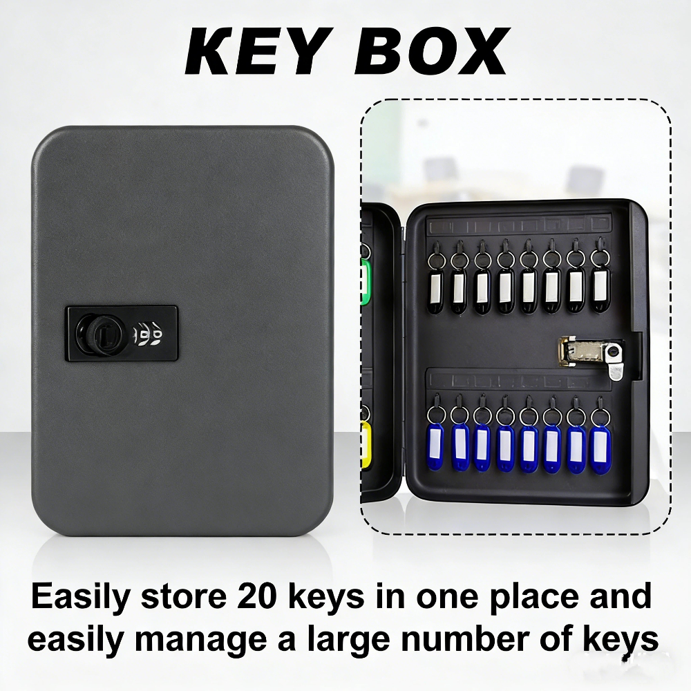 Combination Key Cabinet 20 Key - Lockbox Key Secure avaliação e preço