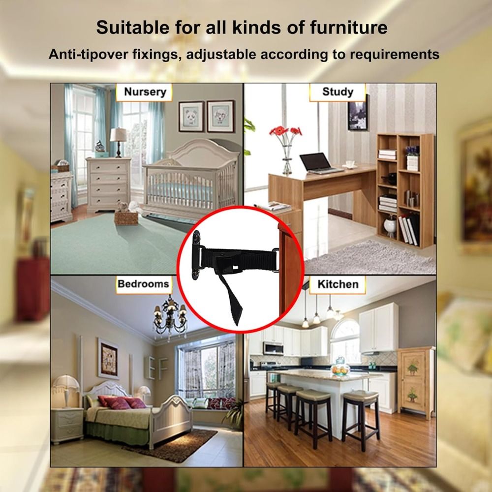 Earthquake Proof Furniture Anc - Earthquake Anchor Strap avaliação e preço