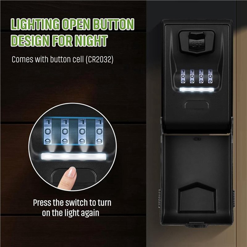B50B-2X Password Key Box Wall  - Lockbox Key Secure avaliação e preço