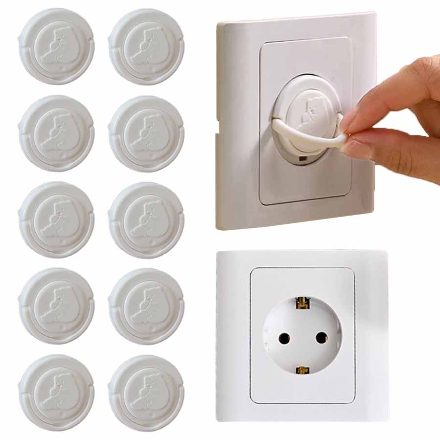 5/10pcs Baby Electrical Safety - Outlet Cover Baby avaliação e preço