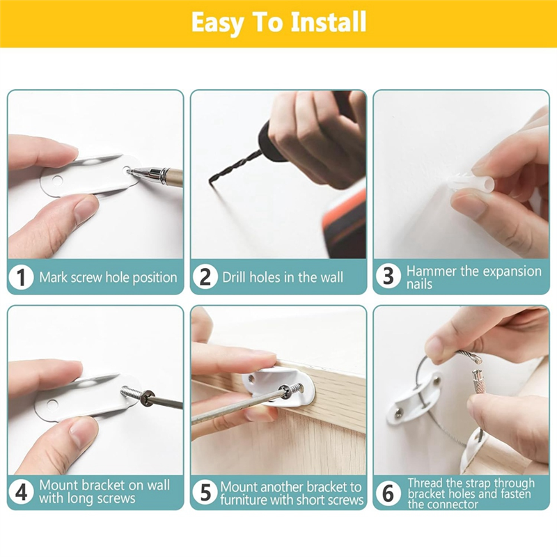Furniture Anchors For Baby Pro - Earthquake Anchor Strap avaliação e preço